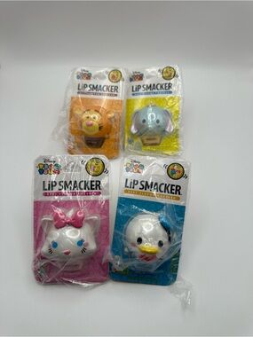 Lip Smacker Disney Tsum Tsum Lip Balm Trio - Pink, Blue, Yellow, White